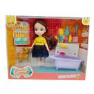 Conjunto Boneca Camaner 13 Peças Pet Shop- Morena- Quanhe Conjunto Boneca Camaner 13 Peças Pet Shop- Morena- Quanhe
