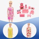 Conjunto Boneca Casa dos Sonhos Com 10 Peças Casa De Boneca