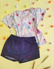 Conjunto Borboletas com Short Saia