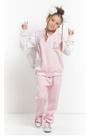 Conjunto Bordado Juvenil Menina Moletom Inverno Lessa K101