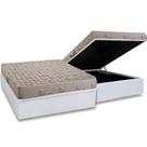 Conjunto Box Baú Casal: Colchão Espuma Herval D33 Cannes + Base CRC Linhão White (138x188)