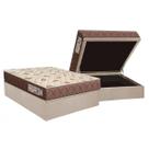 Conjunto Box Baú Casal: Colchão Espuma Orthoflex D33 Comfortpedic + Base CRC Suede Clean(138x188)