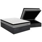 Conjunto Box Baú Casal: Colchão Espuma Orthoflex Molas Ensacadas MasterPocket Titan + Base CRC Suede Gray(138x188)