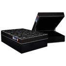 Conjunto Box Baú Casal: Colchão Espuma Plumatex D28 IsoPluma Vip + Base CRC Suede Black (138x188)