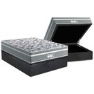 Conjunto Box Baú Casal: Colchão Molas Probel Ensacadas Evolution Gray + Base CRC Suede Gray (138x188)