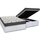 Conjunto Box Baú King: Colchão Espuma Ortobom D33 Light Saúde + Base CRC Courano White (186x198) Conjunto Box Baú King: Colchão Espuma Ortobom D33 Light Saúde + Base CRC Courano White (186x198)