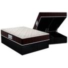 Conjunto Box Baú King: Colchão Espuma Probel D33 ProDormir Advanced + Base CRC Suede Black(193x203) Conjunto Box Baú King: Colchão Espuma Probel D33 ProDormir Advanced + Base CRC Suede Black(193x203)