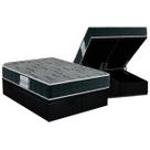 Conjunto Box Baú King: Colchão Espuma Probel D33 ProDormir Advanced Mega Resistente + Base CRC Suede Black(193x203) Conjunto Box Baú King: Colchão Espuma Probel D33 ProDormir Advanced Mega Resistente + Base CRC Suede Black(193x203)