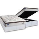 Conjunto Box Baú King: Colchão Molas Plumatex Ensacadas / Personalle + Base CRC Courano White(193x203)
