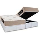Conjunto Box Baú Queen + Colchão Molas Inovaflex D33 Inova Plus