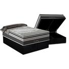 Conjunto Box Baú Queen: Colchão Molas Paropas Excellent Grafite + Base CRC Suede Black (158x198)