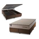 Conjunto Box Baú San Diego Bege 193x203x74 Espuma D33 Conjunto Box Baú San Diego Bege 193x203x74 Espuma D33