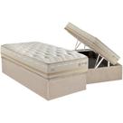 Conjunto Box Baú Solteiro: Colchão Espuma Herval Molas Maxspring Koln + Base CRC Suede Clean (88x188)