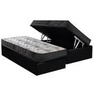 Conjunto Box Baú Solteiro: Colchão Espuma Paropas D45 Pasquale Wave Black + Base CRC Suede Black (88x188) Conjunto Box Baú Solteiro: Colchão Espuma Paropas D45 Pasquale Wave Black + Base CRC Suede Black (88x188)