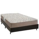 Conjunto: box branco + colchão herval durabilli d45 viúva 128x188x58