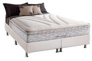 Conjunto: box branco + colchão molas maxspring american queen 158x198x71 Conjunto: box branco + colchão molas maxspring american queen 158x198x71