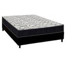 Conjunto Box Casal: Colchão Anatômico Ortobom D45 / Airtech 150 + Base CRC Suede Black(138x188)