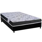 Conjunto Box Casal: Colchão Espuma Orthoflex D20 ComfortPedic + Base CRC Suede Black(138x188)