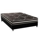 Conjunto Box Casal: Colchão Espuma Paropas D28 / Master AG80 Black Double Face 17 + Base CRC Suede Black (138x188)