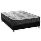 Conjunto Box Casal: Colchão Espuma Paropas D45 Pasquale Wave Black + Base CRC Suede Black (138x188) Conjunto Box Casal: Colchão Espuma Paropas D45 Pasquale Wave Black + Base CRC Suede Black (138x188)