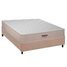 Conjunto Box Casal: Colchão Espuma Plumatex D28 Prado + Base CRC Suede Clean (138x188)