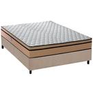 Conjunto Box Casal: Colchão Espuma Plumatex D45 / Anatômico Selectus + Base CRC Suede Clean (138x188)