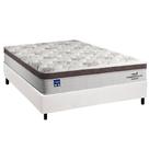 Conjunto Box Casal: Colchão Molas Plumatex Ensacadas / Personalle + Base CRC Courano White(138x188)