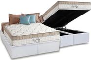 Conjunto: box com baú + colchão anjos king best - molas superlastic king size 193x203x79