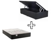conjunto: box com baú + colchão Classic- molas ensacadas solteiro 88x188x66