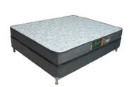 Conjunto Box Completo Viúva Becflex Titan Diamond 1,28 x 1,88 x 0,62 (Cama Box + Colchão)