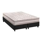 Conjunto Box King: Colchão Anatômico Paropas D33/AG65 Confort + Base CRC Suede Gray(193x203)