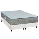 Conjunto Box King: Colchão Espuma Paropas D45 Pasquale Gray + Base CRC Corano White (193x203)