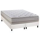 Conjunto Box King: Colchão Molas Herval Ensacadas C1740 + Base CRC Corano White (193x203)