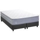 Conjunto Box King: Colchão Molas Herval Maxspring C1780 + Base CRC Suede Gray (193x203)