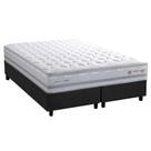 Conjunto Box King: Colchão Molas Herval Maxspring Petra C1662 + Base CRC Suede Gray (193x203x33)