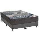 Conjunto Box King: Colchão Molas Ortobom SuperPocket ISO Firme + Base CRC Suede Gray(193x203)
