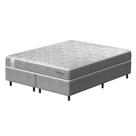 Conjunto Box King Mola Ensacada Probel Santiago (193x203x50cm) Branco