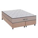 Conjunto Box Queen: Colchão Espuma Orthoflex D33 Milão Double Face + Base CRC Suede Clean(158x198)