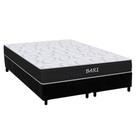 Conjunto Box Queen: Colchão Espuma Orthoflex D45 Bari + Base CRC Suede Black(158x198)