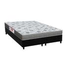 Conjunto Box Queen: Colchão Espuma Orthoflex D45 Comfortpedic + Base CRC Suede Black (158x198)