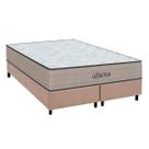 Conjunto Box Queen: Colchão Espuma Orthoflex D45 Genova + Base CRC Suede Clean(158x198)