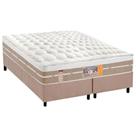 Conjunto Box Queen: Colchão Molas Castor Pocket Silver Star Air + Base CRC Suede Clean(158x198)