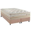 Conjunto Box Queen: Colchão Molas Herval Maxspring Koln + Base CRC Suede Clean (158x198) Conjunto Box Queen: Colchão Molas Herval Maxspring Koln + Base CRC Suede Clean (158x198)