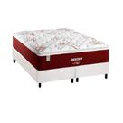 Conjunto Box Queen: Colchão Molas Plumatex Superlastic Destiny + Base CRC Courano White(158x198)