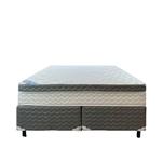 Conjunto Box Queen Size Isofort da Ley Colchões de Molas Ensacadas D26 Tampo em Malha