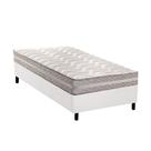 Conjunto Box Solteiro: Colchão Anatômico Paropas D28 / Master AG80 Prata Double Face 17 + Base CRC Courano White (88x188) Conjunto Box Solteiro: Colchão Anatômico Paropas D28 / Master AG80 Prata Double Face 17 + Base CRC Courano White (88x188)