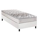 Conjunto Box Solteiro: Colchão Espuma Herval AG65 Santorini C1604 + Base CRC Corano White (88x188)