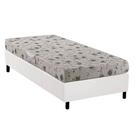 Conjunto Box Solteiro: Colchão Espuma Herval D26 Sueño Liso + Base CRC Corano White (88x188)