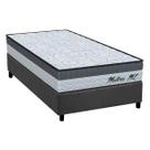 Conjunto Box Solteiro: Colchão Espuma Orthoflex D33 Matera ML + Base CRC Suede Gray (88x188)