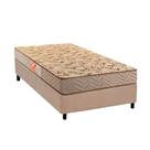 Conjunto Box Solteiro: Colchão Espuma Paropas D33 Pasquale Wave Clean + Base CRC Suede Clean (78x188)